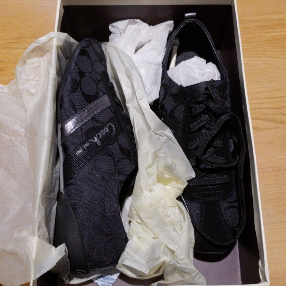 Black Coach shoes